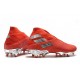 Crampons Nouveaux adidas Nemeziz 19+ FG Rouge Argent