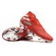 Crampons Nouveaux adidas Nemeziz 19+ FG Rouge Argent