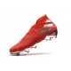 Crampons Nouveaux adidas Nemeziz 19+ FG Rouge Argent