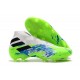 Crampons Nouveaux adidas Nemeziz 19+ FG Blanc Vert Bleu