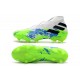 Crampons Nouveaux adidas Nemeziz 19+ FG Blanc Vert Bleu