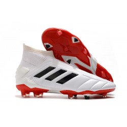 adidas Predator Mania 19+FG ADV Blanc Rouge Noir