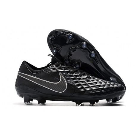 Chaussure Nike Tiempo Legend VIII Elite FG Homme - Noir