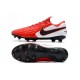 Chaussure Nike Tiempo Legend VIII Elite FG Rouge Blanc Noir