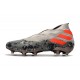 Crampons Nouveaux adidas Nemeziz 19+ FG Gris Orange Blanc
