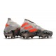 Crampons Nouveaux adidas Nemeziz 19+ FG Gris Orange Blanc