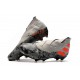 Crampons Nouveaux adidas Nemeziz 19+ FG Gris Orange Blanc