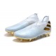 adidas Chaussure de Foot Nemeziz 19+ FG Bold Aqua Or Blanc
