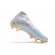 adidas Chaussure de Foot Nemeziz 19+ FG Bold Aqua Or Blanc