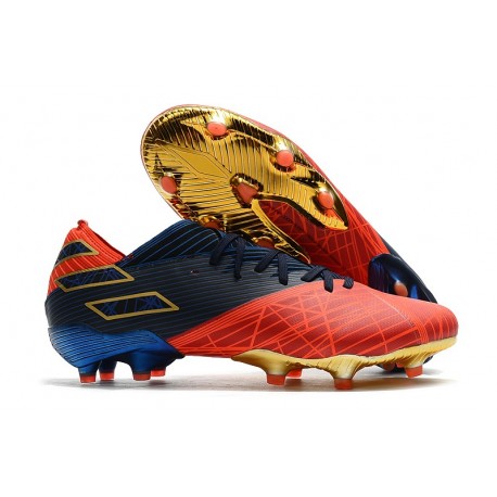 Chaussures de football adidas Nemeziz 19.1 FG X Marvel Rouge Bleu Noir