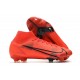 Nike Mercurial Superfly 8 Elite FG Chaussure Rouge Noir