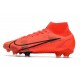 Nike Mercurial Superfly 8 Elite FG Chaussure Rouge Noir