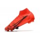 Nike Mercurial Superfly 8 Elite FG Chaussure Rouge Noir