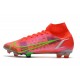 Nike Mercurial Superfly 8 Elite FG Chaussure Rubis Argent Metallique