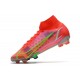 Nike Mercurial Superfly 8 Elite FG Chaussure Rubis Argent Metallique