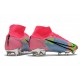 Nike Mercurial Superfly 8 Elite FG Chaussure Rosa Bleu Volt