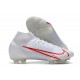 Nike Mercurial Superfly 8 Elite FG Chaussure Blanc Rouge