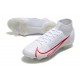 Nike Mercurial Superfly 8 Elite FG Chaussure Blanc Rouge