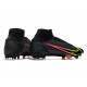 Nike Mercurial Superfly VIII Elite FG Crampon Black x Prism - Noir Cyber