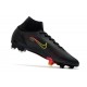 Nike Mercurial Superfly VIII Elite FG Crampon Black x Prism - Noir Cyber