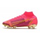 Nike Mercurial Superfly VIII Elite FG Crampon Rouge Oro