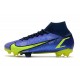 Nike Mercurial Superfly 8 Elite FG Homme Sapphire Volt Bleu