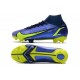 Nike Mercurial Superfly 8 Elite FG Homme Sapphire Volt Bleu