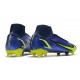 Nike Mercurial Superfly 8 Elite FG Homme Sapphire Volt Bleu