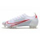 Nike Mercurial Vapor 14 Elite FG Nouveau Blanc Rouge