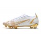 Nike Mercurial Vapor 14 Elite FG Nouveau Blanc Or