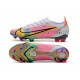 Nike Mercurial Vapor 14 Elite FG Nouveau Blanc Argent Métallique Raison Foncé