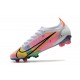 Nike Mercurial Vapor 14 Elite FG Nouveau Blanc Argent Métallique Raison Foncé