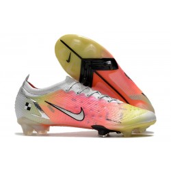 Nike Mercurial Vapor XIV Elite Fg Blanc Noir Carmin Rose
