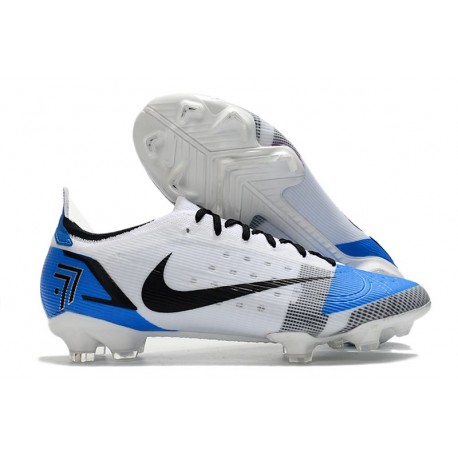 Nike Mercurial Vapor 14 Elite FG Neuf Blanc Bleu Noir