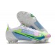 Nike Mercurial Vapor 14 Elite FG Neuf Blanc Bleu Vert