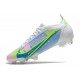 Nike Mercurial Vapor 14 Elite FG Neuf Blanc Bleu Vert