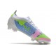 Nike Mercurial Vapor 14 Elite FG Neuf Blanc Bleu Vert