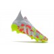 adidas Predator Freak + FG Crampons de Football Blanc Jaune Rose