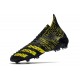 adidas Predator Freak + FG Crampons de Football Noir Jaune
