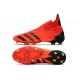 adidas Predator Freak + FG Crampons de Football Rouge Noir Rouge Solaire