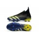 adidas Predator Freak + FG Crampons de Football Bleu Jaune Blanc