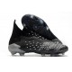 adidas Predator Freak + FG Crampons de Football Noir Gris Blanc