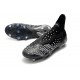 adidas Predator Freak + FG Crampons de Football Noir Gris Blanc