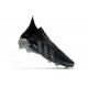 adidas Predator Freak + FG Crampons de Football Noir Gris Blanc