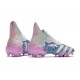 adidas Predator Freak + FG Crampons de Football Argent Gris Rose