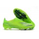 Chaussure de foot adidas X Ghosted + FG Precision To Blur - Vert Violet Jaune