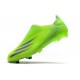 Chaussure de foot adidas X Ghosted + FG Precision To Blur - Vert Violet Jaune
