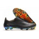 Chaussure de foot adidas X Ghosted + FG Superstealth - Noir Bleu cyan
