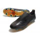 Chaussure de foot adidas X Ghosted + FG Superstealth - Noir Bleu cyan