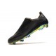 Chaussure de foot adidas X Ghosted + FG Superstealth - Noir Bleu cyan